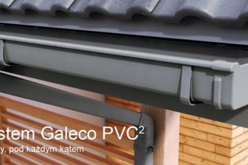 Galeco PVC2 - nowa, kwadratowa rynna Galeco
